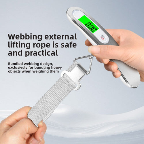 Luggage scale display