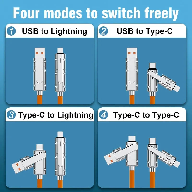 Cable in use