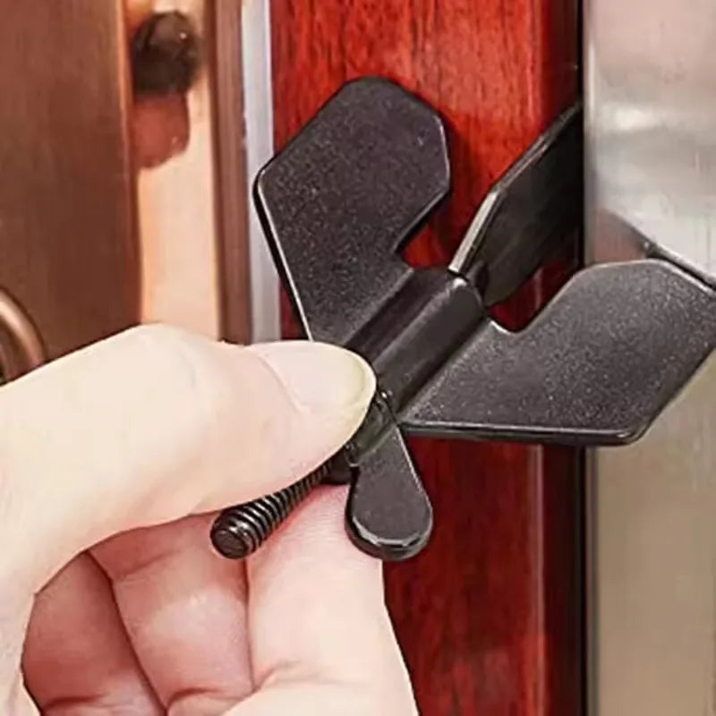 Door lock stainless steel detail