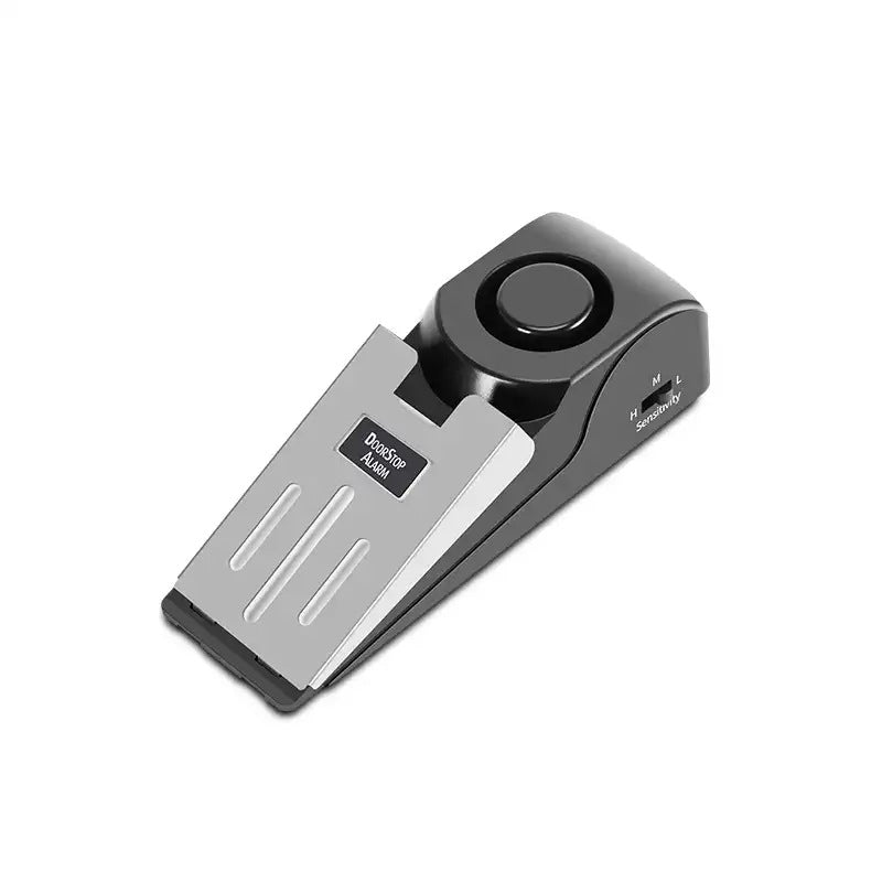 Door stop alarm in use